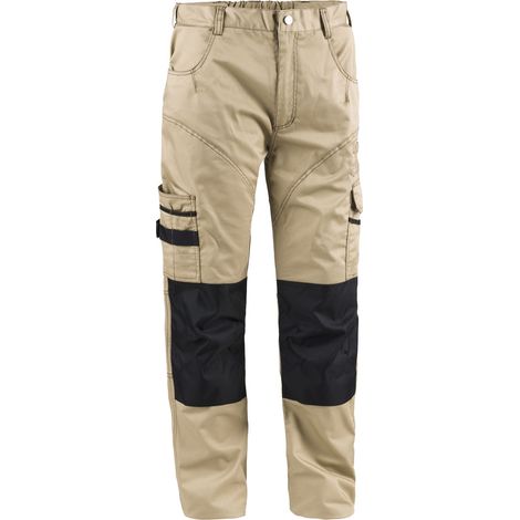 PANTALONE TRAVAUX KAKI/NERO