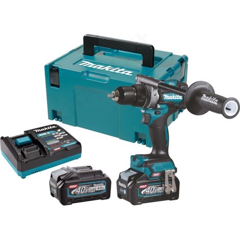 Makita DF001GM201 40Vmax. XGT Cordless Drill Driver - 2 x 4Ah Batteries, Charger & Makpac 3 Case (1/5)