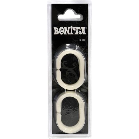 ANELLI PER TENDA DOCCIA cf. 12 pz