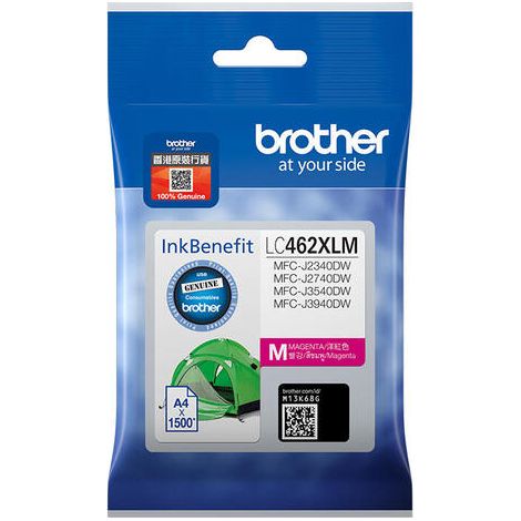 Cartucho de tinta Brother LC426XLM rojo (magenta) 1 unidad.