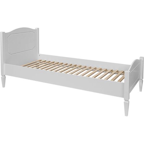 Letto 90x200 sommier incluso Bellamy Royal Bianco (1/5)