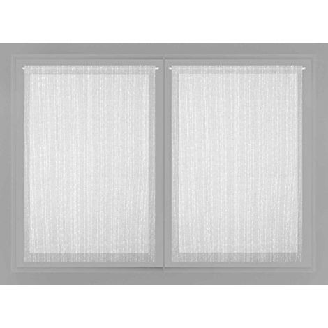 Maelis Brise Bise, Polyester, Blanc, par Soleil d'ocre - 60 x 120 cm
