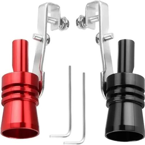 Bruit Echappement Sport Voiture：2 Pièces Turbo Whistle, Accessoire de Voiture Universel pour Modification,l