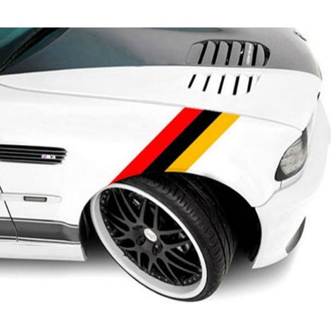 Adesivi cofano/paraurti bandiera Germania per BMW serie E39 E46 E90 X3 X5 X6 1 3 5 6 in pvc 3M