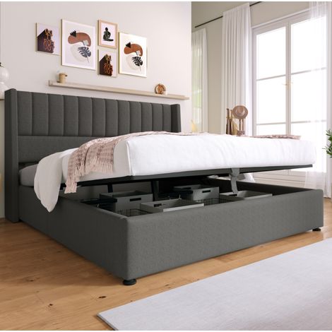 Buffet de cuisine 160 x 35 x 80 cm en MDF blanc, 4 tiroirs et 4 portes - CHICFURN (1/5)