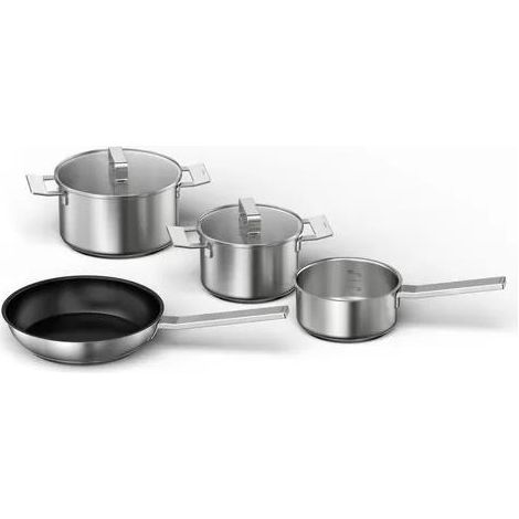 Batterie de cuisine 4 pièces acier inoxydable - Neff - Z9404SE0 (1/3)