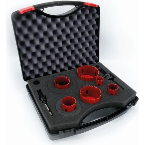 Jeu de 10 forets bimétalliques M3 HSS 5551 d'un diamètre de 19 à 127 mm. (1/2)
