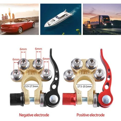Car battery terminal quick disconnect cable connector cable shut-off connector automotive parts (1/4)