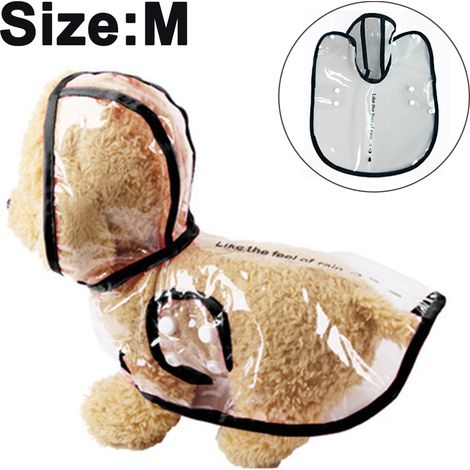 Poncho De Pluie Pour Chien Et Chat - Imperméable En Polyuréthane Avec Capuche - Pour Extérieur Humide - Taille Unique (1/5)