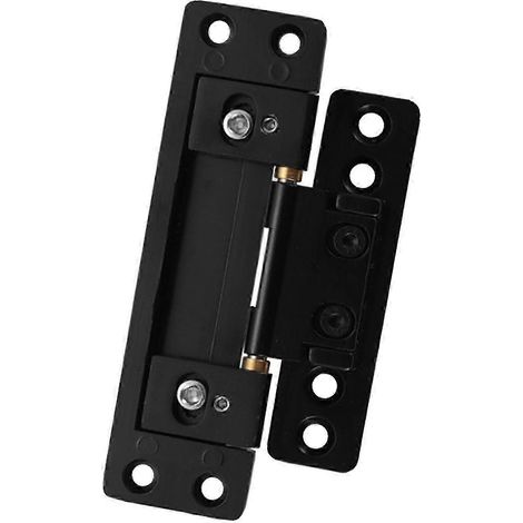 Unsichtbare, verstellbare Scharniere aus schwarzer Zinklegierung, 2D verstellbar, für schmale Geheimtüren. (1/5)