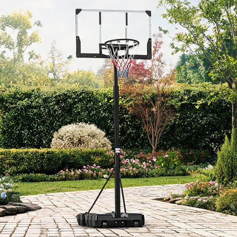Panier de basket réglable de 230 à 305 cm 120 x 70 x 375 cm (1/5)
