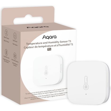 Aqara temperature & humidity sensor t1  sensor de temperatura y humedad  blanco, th-s02d (1/3)