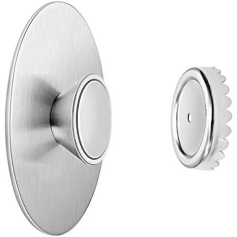 Set of 3 Magnetic Soap Holders - No Drill Installation Suction Cup - For Bathroom and Kitchen (1/5)