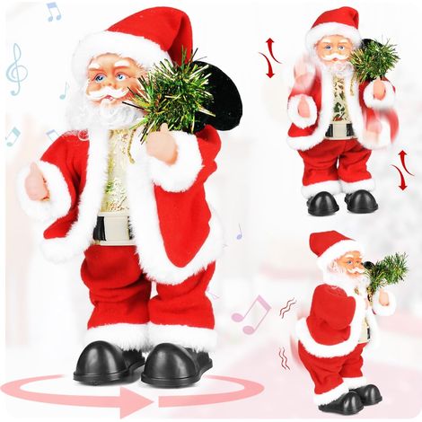 Vtizikl Père Noël dansant Twerking, Père Noël bougeant cul Père Noël marschiert in seinem Kreis singend und tanzend, Weihnachtslieder spielen elektrische Weihnachtslieder für Kinder mit englischem Lie (1/5)