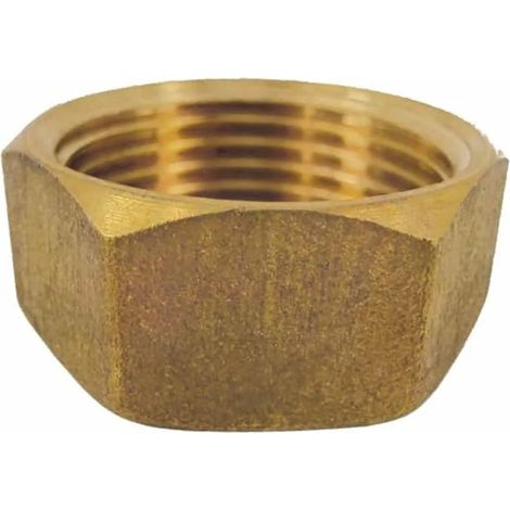 Raccord Laiton 3/8, Bouchon Fileté Laiton pour Plomberie (1/4)