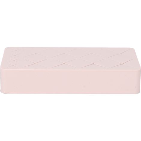 Étui de rangement rose en silicone pour 12 rouges à lèvres, organisateur de vernis à ongles et crayons à sourcils (1/5)