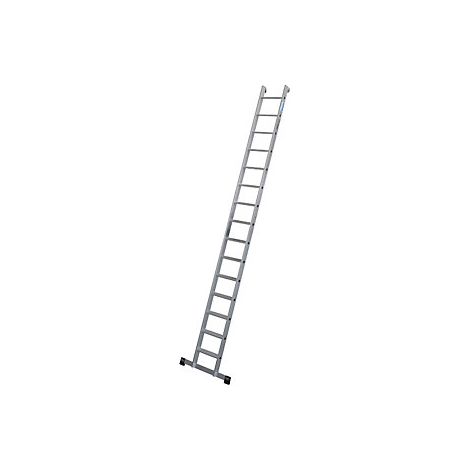Escalera de mano para cargas pesadas  peldaños de aluminio de 80