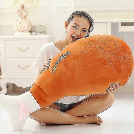 Coussin en peluche cuisse de poulet géante - Cadeau d'anniversaire original (1/4)