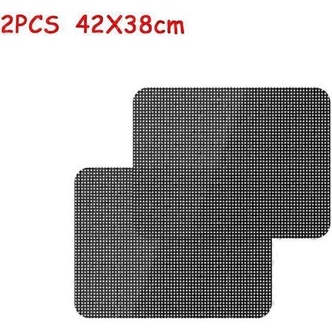 Lot de 2 autocollants pare-soleil électrostatiques pour vitres de voiture, protection solaire pour vitres arrière et latérales, film de protection 42 x 38 cm (1/5)