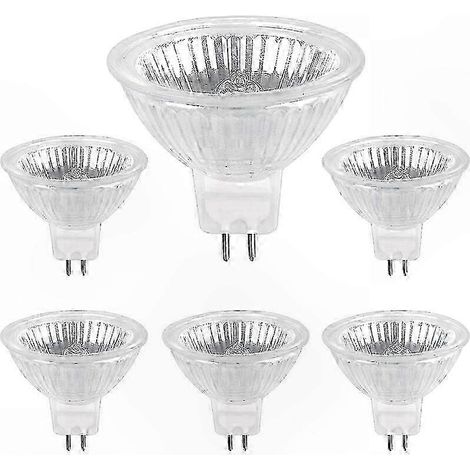 Ampoules Halogènes GU5.3 50W 12V, Lot de 6, Éclairage Spot 12 Volts (1/5)