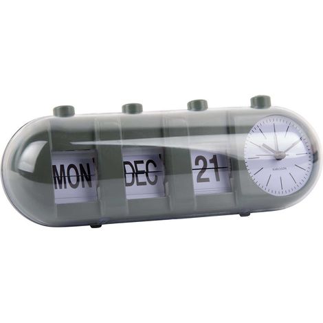 Réveil Retro Tube Calendar Flip Vert (1/4)
