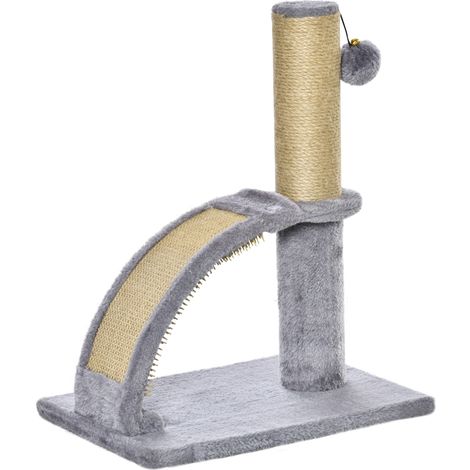 FLITI Indoor Cat Tree with Sisal Scratching Post and Play Platform 34 x 24 x 43cm Grey (1/5)