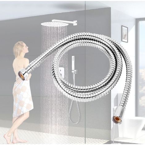Tuyau De Douche Pour Baignoire 150cm Tuyau Pvc Chromé