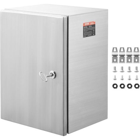 Pour équipements électriques, coffret mural à trous pré-percés avec serrure robuste, armoire électrique IP66 (1/5)