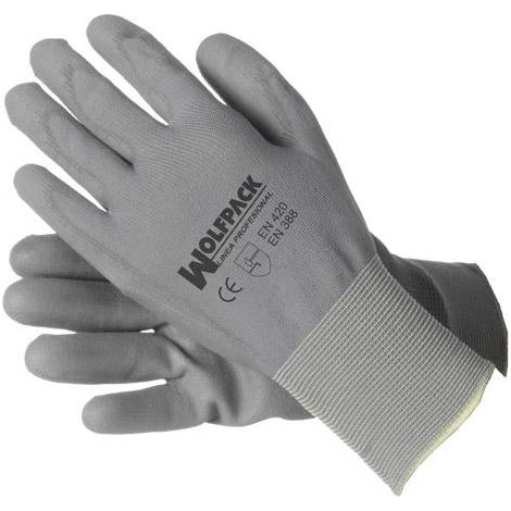 Guantes Poliuretano / Nylon Impregnado 10" (Par)
