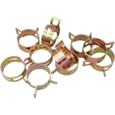 Pack of 1 6-22mm Spring Hose Clips, 115 Pieces, Spring Hose Clamps, Hose Clamps, 15 Sizes, Fuel Hose Clamps for Securing Flexible Hoses and Hoses (1/5)
