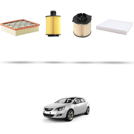 Kit tagliando 4 filtri compatibile con Opel Astra J ,GTC,SW 2.0 CDTI 118kw Dal 2009 (1/5)