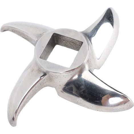 Lame Tranchante de Hachoir à Viande, Couteau de Rechange en Acier Inoxydable pour Broyeurs, Résultats de Rapides, Précis et Cohérents, Compatible avec Diverses Marques, (1/5)