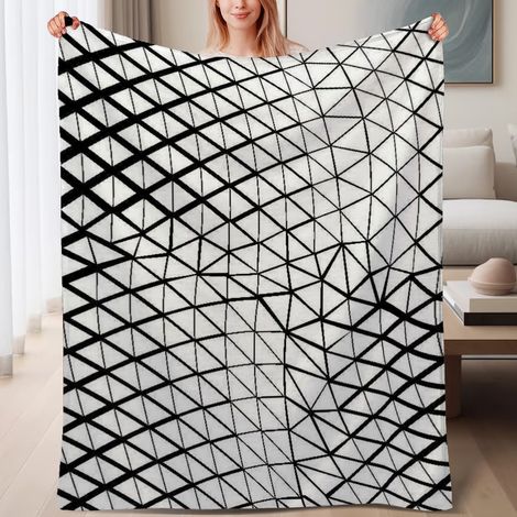 Couverture polaire ultra-douce pour pique-nique 60x80 pouces, polyvalente pour extérieur et intérieur (1/4)