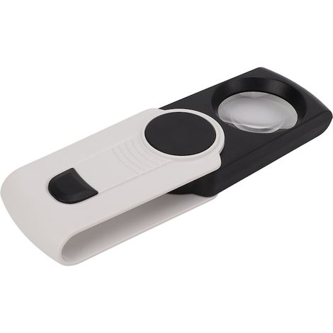 Loupe LED portable, grossissement x8, pile CR1620, format compact (1/5)