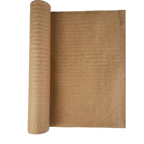 Rouleau de Papier D'emballage en nid D'abeille - Alternative écologique au Papier bulle pour Déménager, Emballer des Arachides, Expédier des Produits Cassables- 10 mètres x 30 cm (1/5)