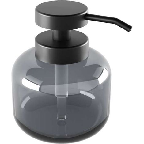 Nimco Abu - Distributeur de savon liquide, verre/noir ABC 31-90 (1/4)