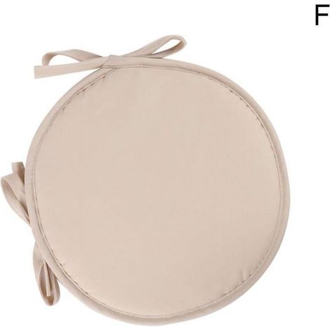 Coussin De Chaise Rond - 30 Cm X 30 Cm - Épaisseur 8 Mm - En Polyester - Pour Cuisine Salle À Manger Jardin Bureau - 1 Pièce (1/5)