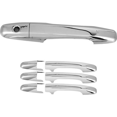 Ensemble 4 Couvercles Poignées Portes Extérieur Chrome Décoration Compatible Honda Civic 8 2006-2011 (1/5)