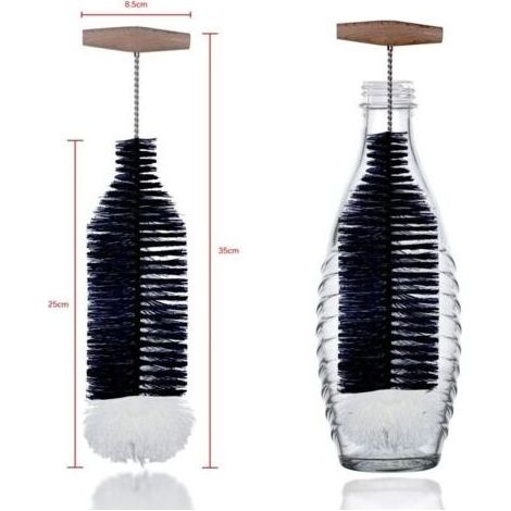 1brosse de nettoyage pour bouteille d'eau—Poignée en croix (1/5)