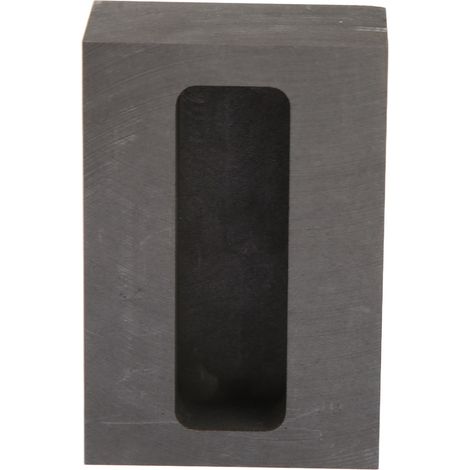 Moule de coulée en graphite résistant aux chocs, stabilité thermique, lingotière pour métal, 1,77 x 0,55 x 0,39 pouce, moule de fusion robuste (1/5)
