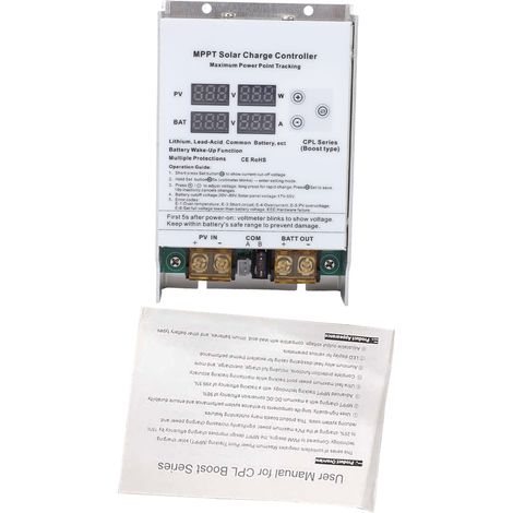 Ortviai Régulateur de charge solaire MPPT 600 W pour batteries 24/36/48/60/72 V – Affichage LED, rendement 99 % (1/5)