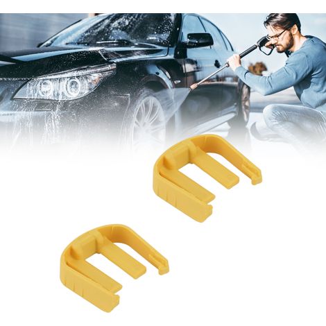 【Ersatzteile】ABS-Schnellkupplung mit C-Clip – 2 Stück für Hochdruckreiniger – Kompatibel mit Kärcher K2, K3 und K7 – Gelb (1/5)