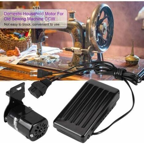 Moteur de machine à coudre 180W avec pédale universelle (prise standard européenne 220V). (1/2)