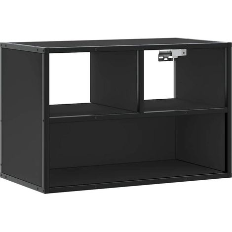 Maison Exclusive - TV-Schrank Schwarz 60x31x39,5 cm Holzwerkstoff