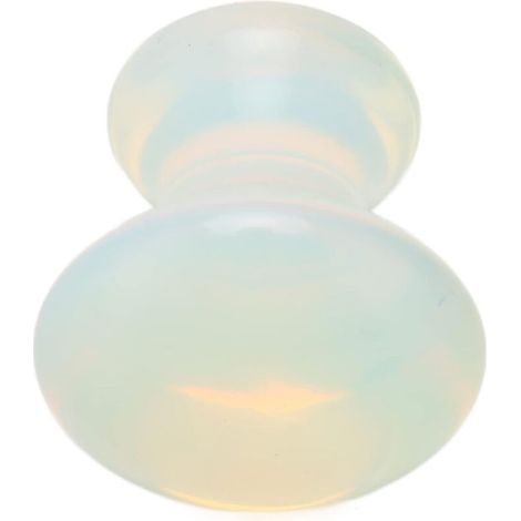 Planche de gua sha en opale naturelle pour le soin des yeux, gua sha en jade, équipement de beauté pour les méridiens des champignons (1/5)