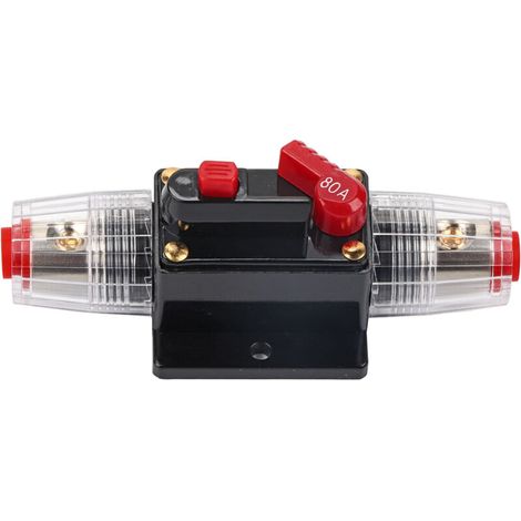 50Amp -100Amp disjoncteur réinitialiser porte-fusible voiture bateau porte-fusible étanche 12-24V nouveau 80A (1/5)