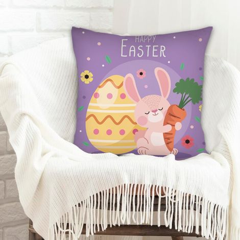 Housse de coussin moderne design facile d'entretien pour mariage, anniversaire, la Saint-Valentin, la Fête des Mères et des Pères (1/5)