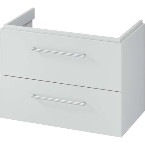 kielle Arkas I - Waschtischunterschrank, 79x44x57 cm,  2 Schubladen, grau 50011802