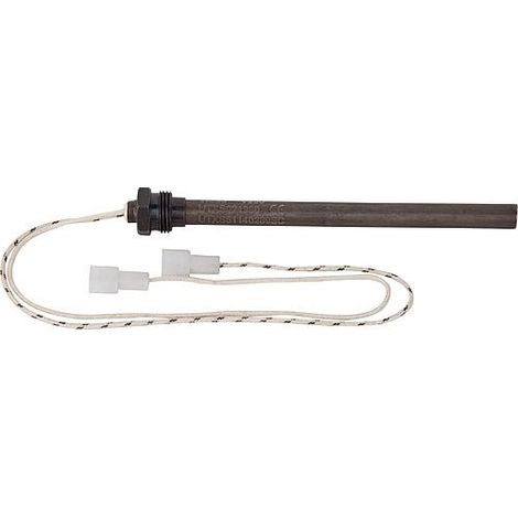 Amorce À incandescence pour poele pellet 9,5X140 mm avec raccord fileté 3/8" longueur totale 150 mm, 230 V, 250 Watt