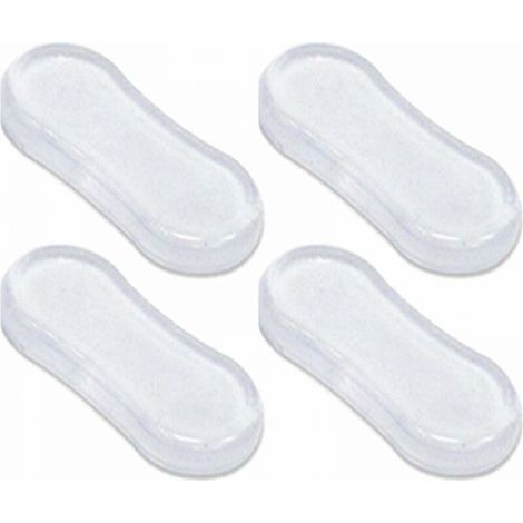 4pcs Tampons Abattant WC,Patins Pour Abattant De Toilette,Pare-chocs Siège Toilette Universels,Silencieux évitement De Collision Tampon Abattant WC Avec Adhésif Puissant Remplacement Coussinets Protec (1/5)
